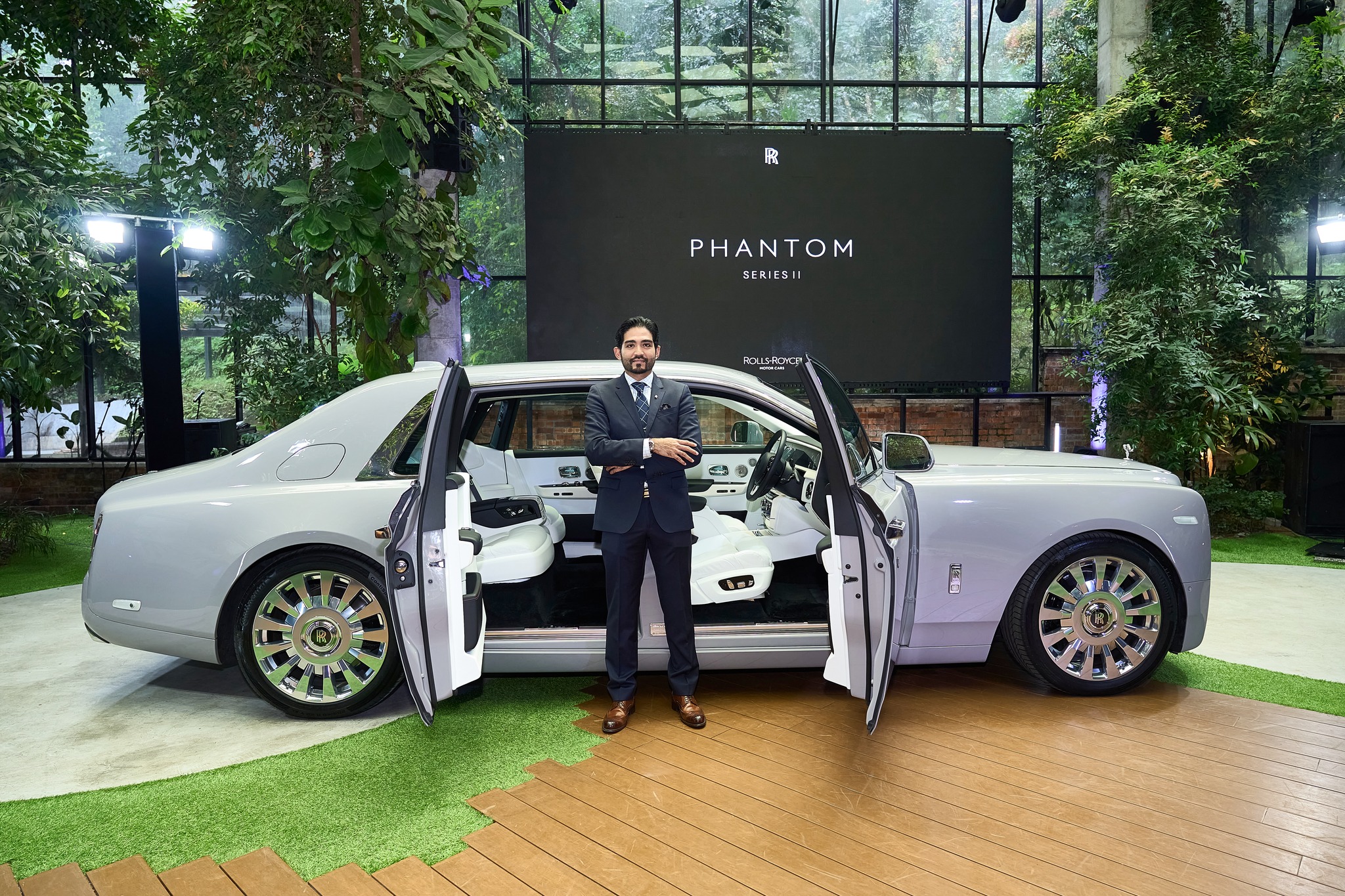 Anas Zawawi Khalid, Director of Rolls-Royce Motor Cars Kuala Lumpur launches Phantom Series II in Malaysia