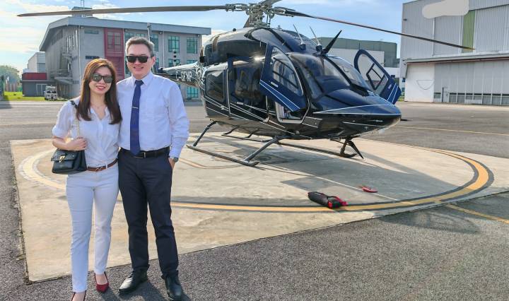 Helicopter ride Kuala Lumpur