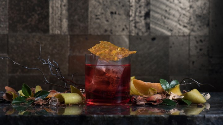 Mango Negroni at Bar Trigona Four Seasons Hotel Kuala Lumpur