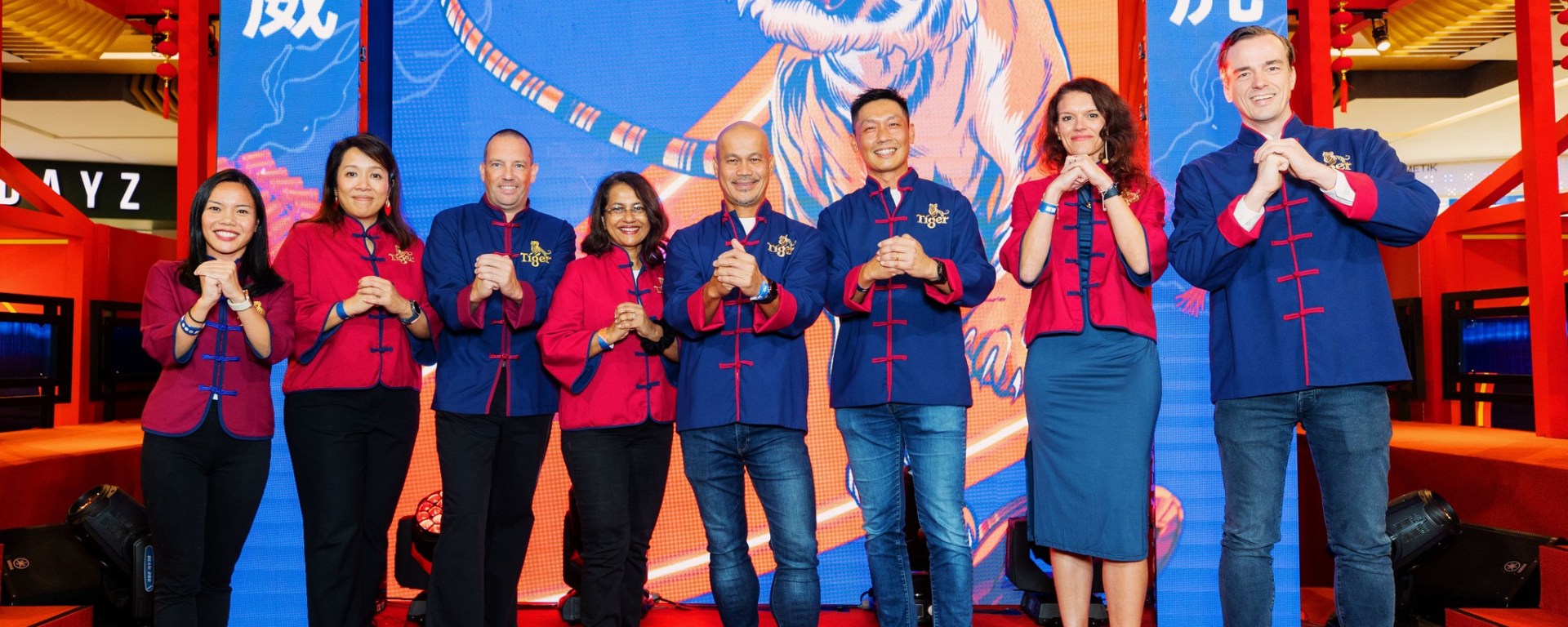 Ms Julie Kuan, Marketing Manager of Tiger Beer Malaysia, Ms Victoria Ang, People Function Director of HEINEKEN Malaysia, Mr Niko Van Cauwenberge, Supply Chain Director of HEINEKEN Malaysia, Ms Renuka